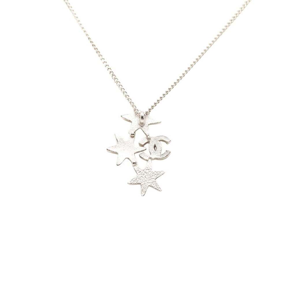 CHANEL Silver Logo Necklace - Picture 3 of 6